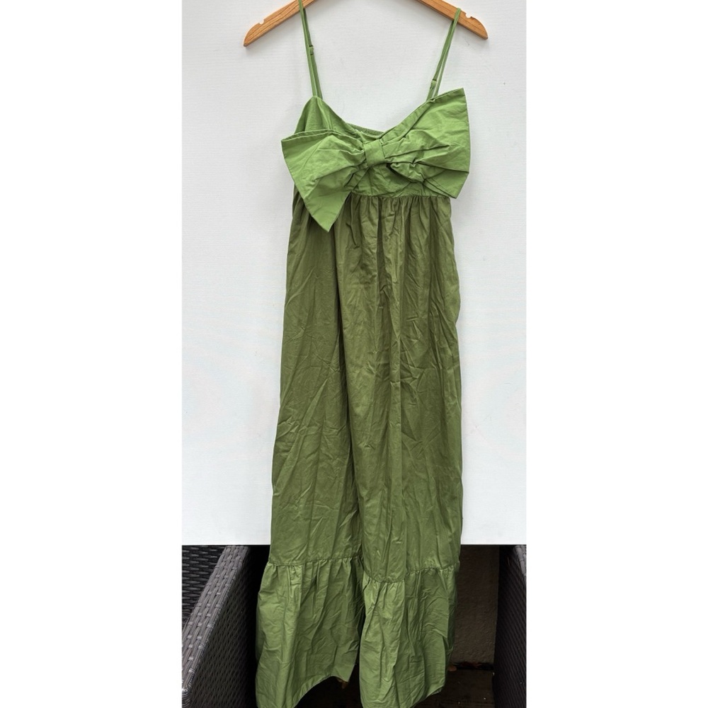 Anthropologie Hutch Bow Midi Dress